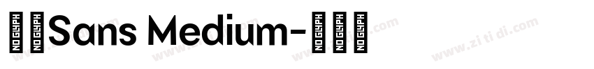 派悦Sans Medium字体转换 派悦Sans Medium字体转换